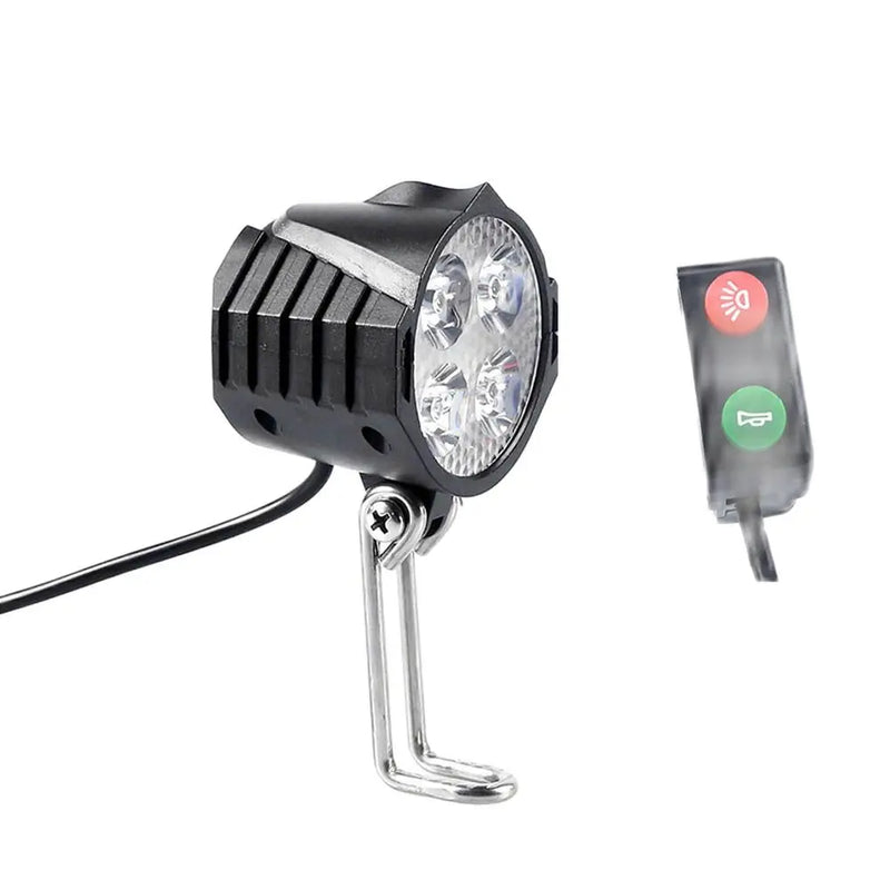 Vridezone 12W E-Bike Headlight with Horn