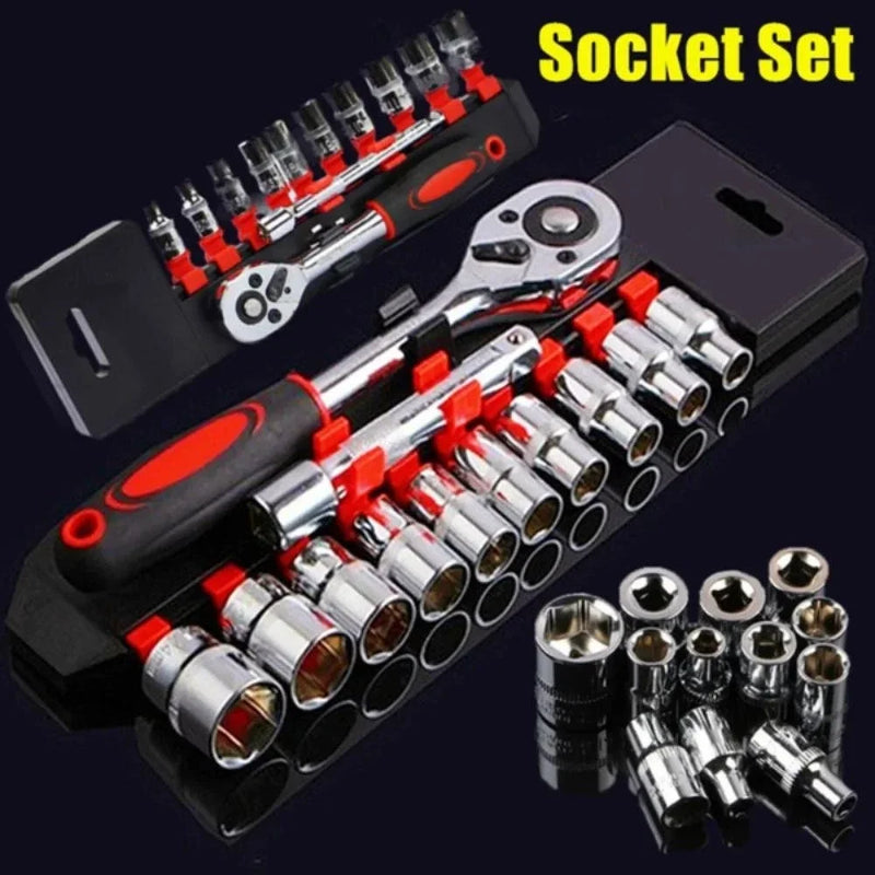 Vridezone 12-Piece Metric E-Bike Ratchet Socket Set