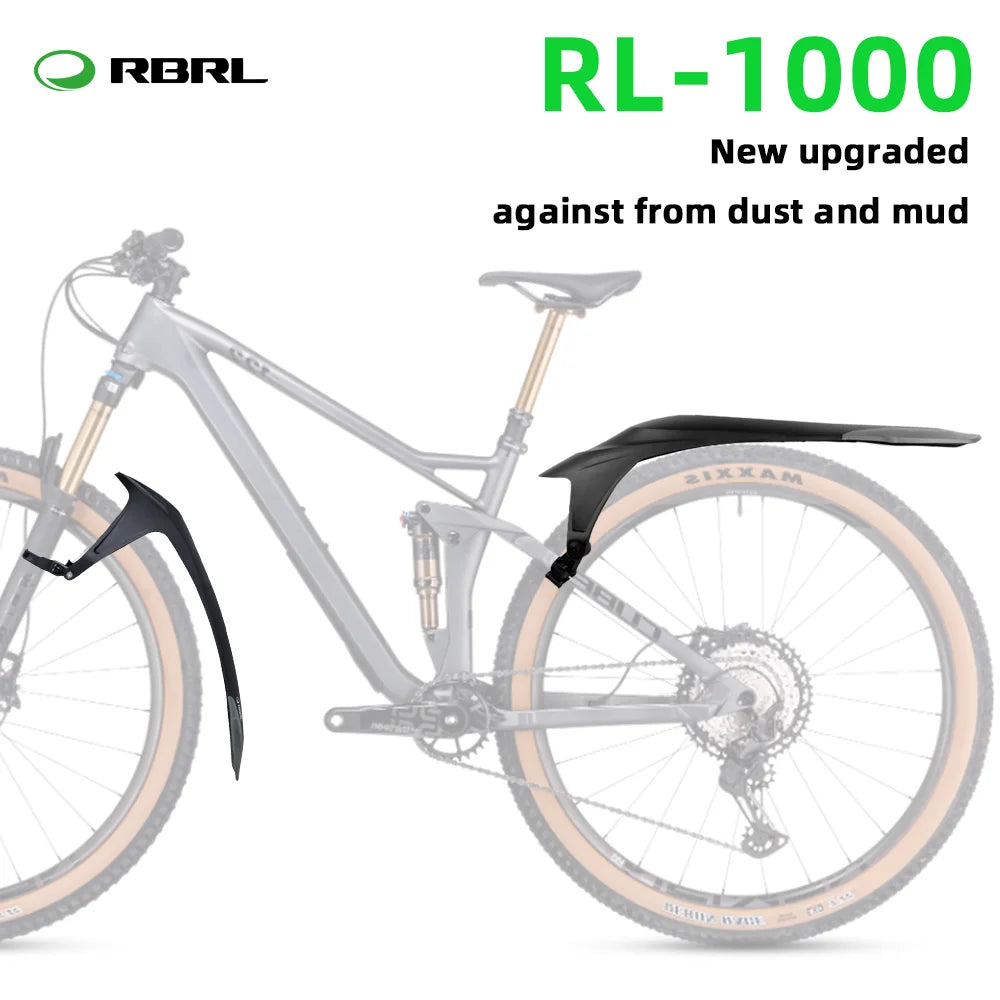 RBRL MTB Bicycle Mudguard Quick-Release Widen Bike Fender HIgh Quality PP Splash Proof Fender for 24-29 Cycling Profector