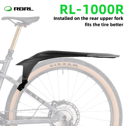 RBRL MTB Bicycle Mudguard Quick-Release Widen Bike Fender HIgh Quality PP Splash Proof Fender for 24-29 Cycling Profector
