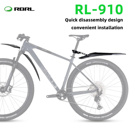 RBRL MTB Bicycle Mudguard Quick-Release Widen Bike Fender HIgh Quality PP Splash Proof Fender for 24-29 Cycling Profector