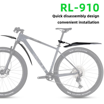 Vridezone Quick-Release E-Bike Mudguards for 26–29-Inch Wheels