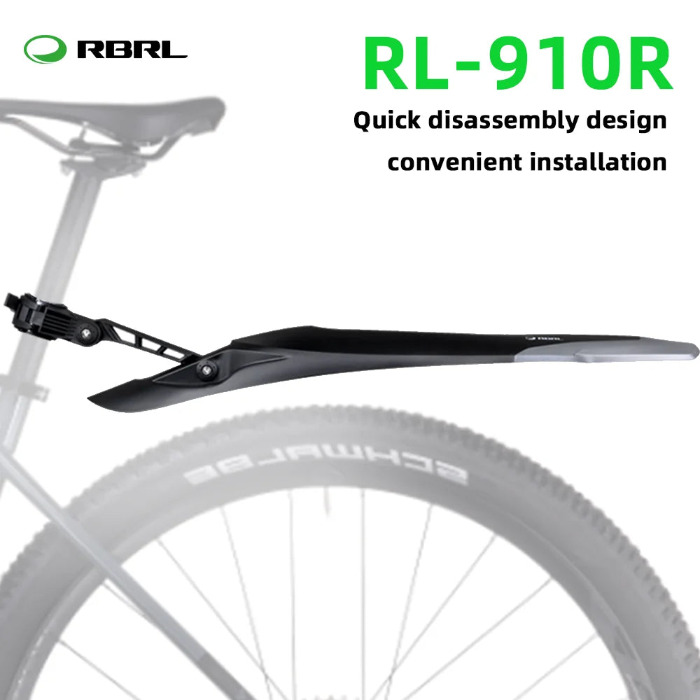 RBRL MTB Bicycle Mudguard Quick-Release Widen Bike Fender HIgh Quality PP Splash Proof Fender for 24-29 Cycling Profector