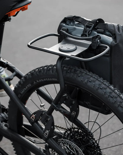 Rear Bike Rack,Fits Mountain Bikes E MTB, Electric Mountain Bikes, Easy Install & Use, Fits Any Brand Pannier Bag & Rack Trunks