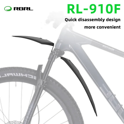 RBRL MTB Bicycle Mudguard Quick-Release Widen Bike Fender HIgh Quality PP Splash Proof Fender for 24-29 Cycling Profector