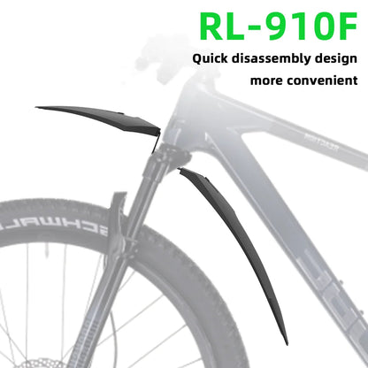 Vridezone Quick-Release E-Bike Mudguards for 26–29-Inch Wheels