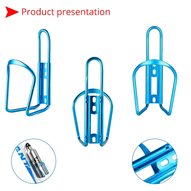 Carry your drink conveniently with the Vridezone 35g aluminium e-bike bottle cage, featuring a compact frame and five available colours.