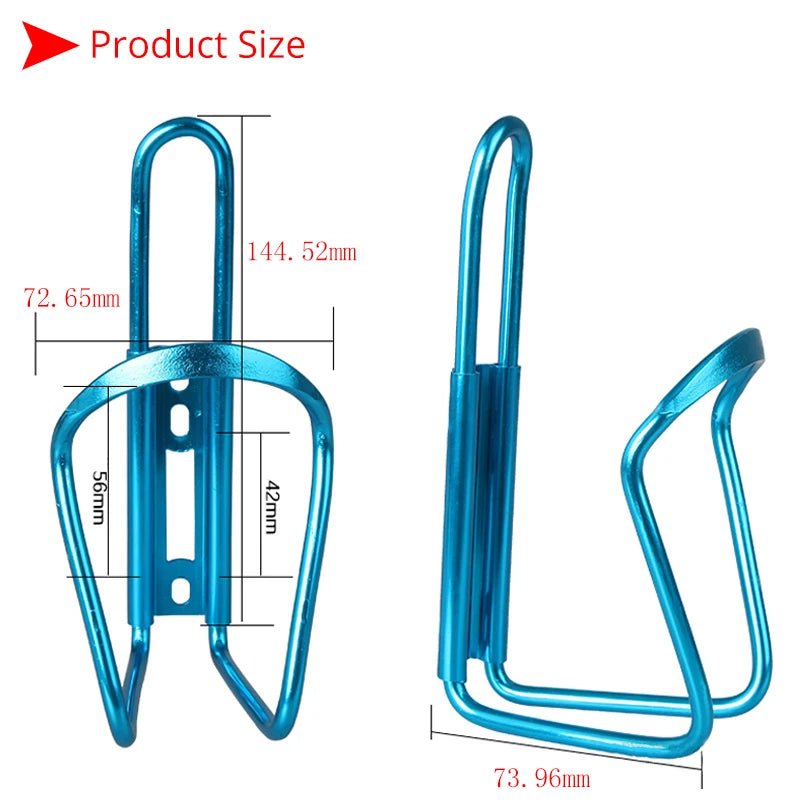 Carry your drink conveniently with the Vridezone 35g aluminium e-bike bottle cage, featuring a compact frame and five available colours.