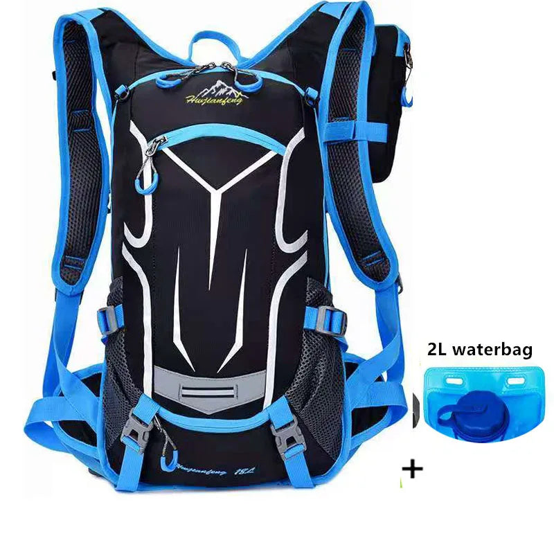 Vridezone E-Bike Hydration Backpack with Helmet Carrier