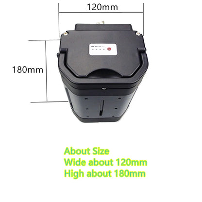 Folding Ebike City Bike Trike Ebike Battery 36V 10Ah 12.8Ah 14Ah 48V 10Ah 24V 10Ah Seat Post Mounting Battery with Charger