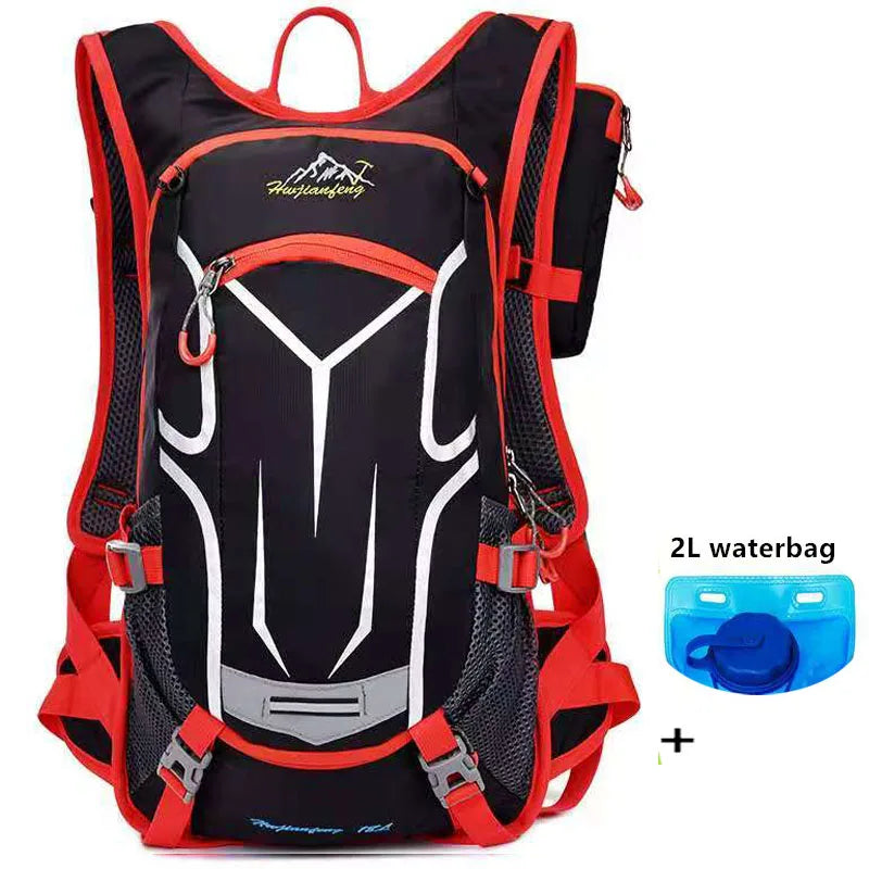 Vridezone E-Bike Hydration Backpack with Helmet Carrier