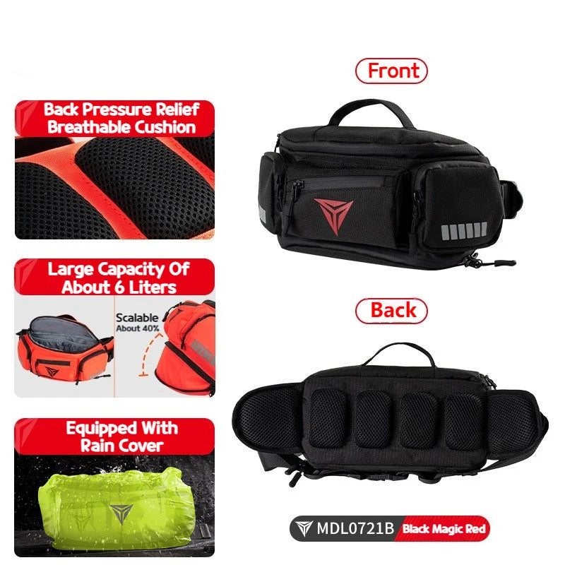 Vridezone Expandable Water-Resistant E-Bike Waist Bag