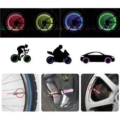 Vridezone Motion-Activated LED E-Bike Tyre Valve Lights