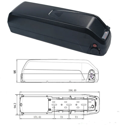 E-Bike Batteries 36V 48V 12Ah 15Ah 20Ah Li-ion Battery for Hitway Colorway BK15 BK27 BK29 Baolujie Poleejiek Electric Bike