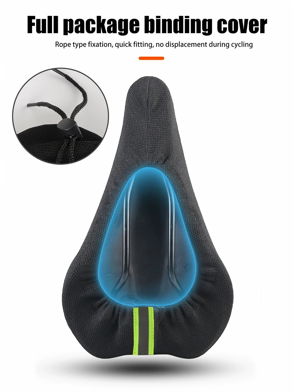 Vridezone Waterproof Silicone E-Bike Saddle Cushion