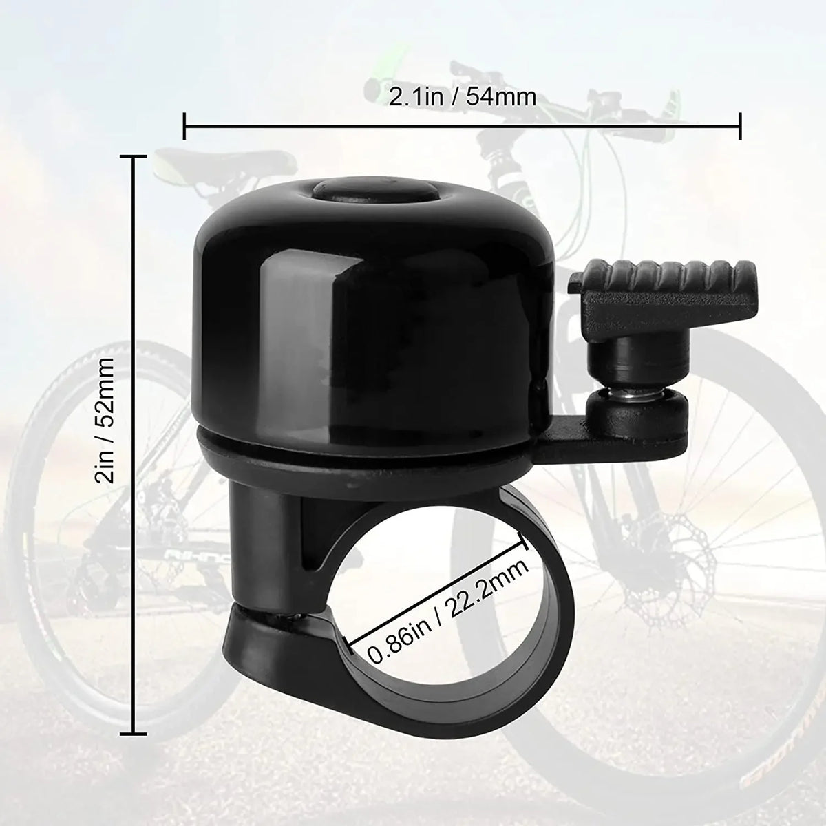 Vridezone Aluminium Alloy E-Bike Bell