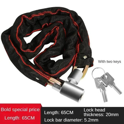 Vridezone Heavy-Duty Anti-Theft E-Bike Chain Lock