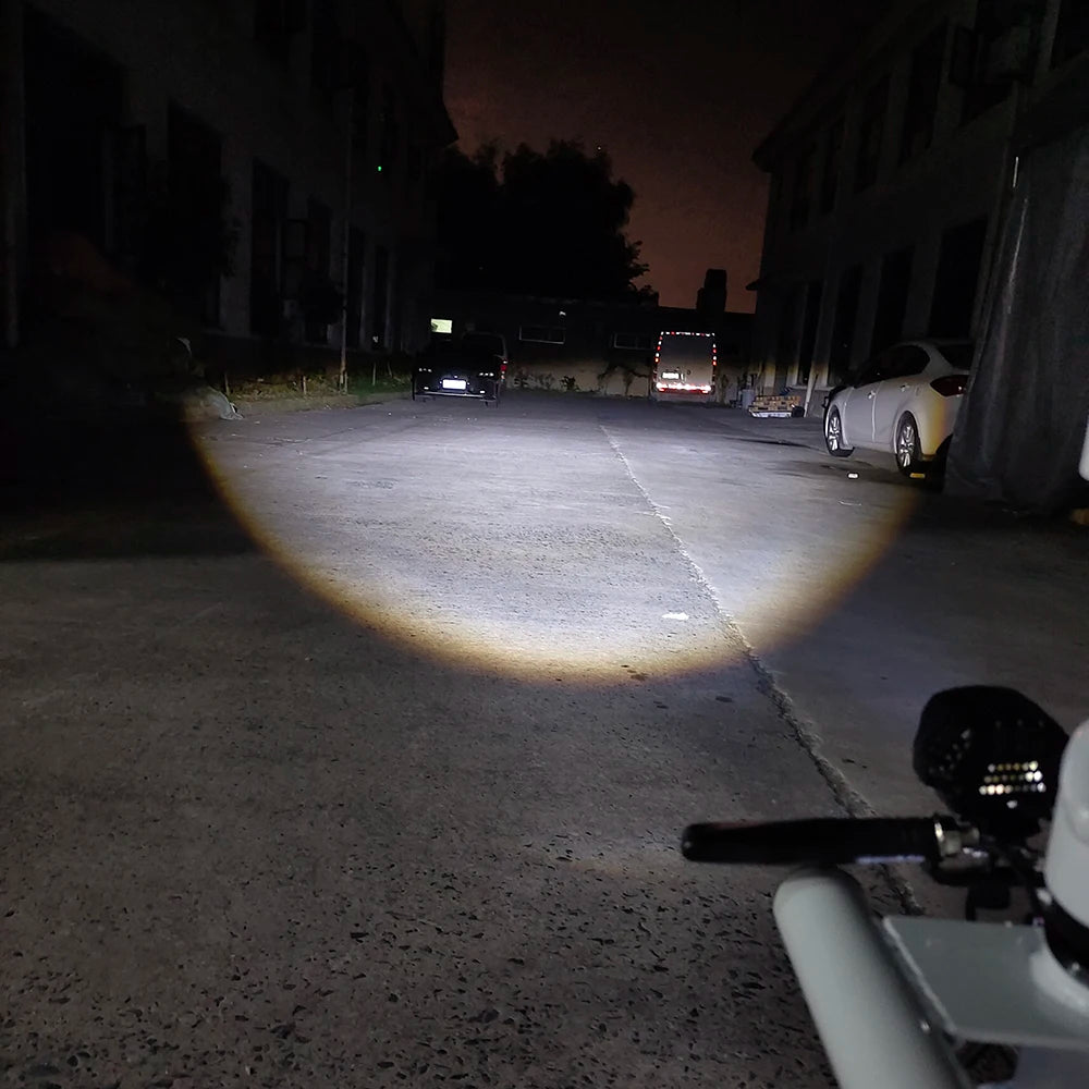 EBKE Ebike Electric Bicycle Headlight About 3500LUX 24V 36V 48V 52V 60V Compatible 6W E24 Aluminium Alloy
