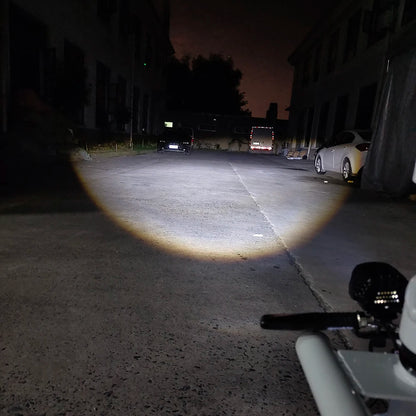 EBKE Ebike Electric Bicycle Headlight About 3500LUX 24V 36V 48V 52V 60V Compatible 6W E24 Aluminium Alloy