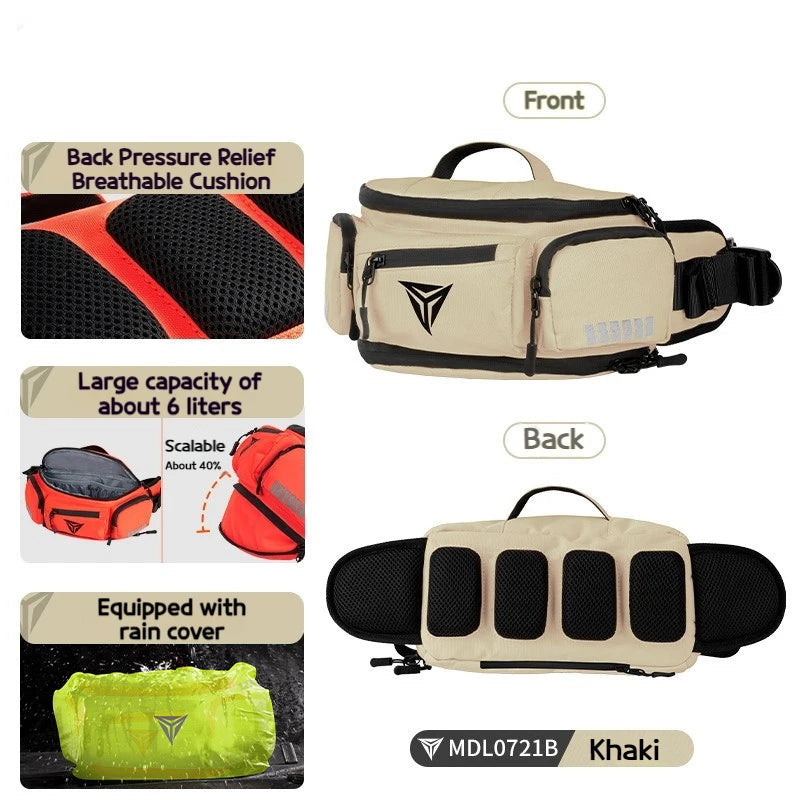 Vridezone Expandable Water-Resistant E-Bike Waist Bag