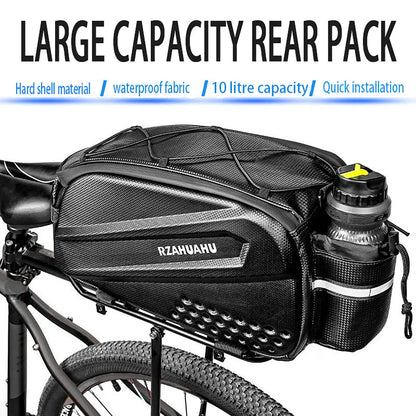 Vridezone Large-Capacity Hard-Shell E-Bike Rear Rack Bag
