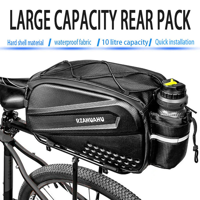 Vridezone Large-Capacity Hard-Shell E-Bike Rear Rack Bag