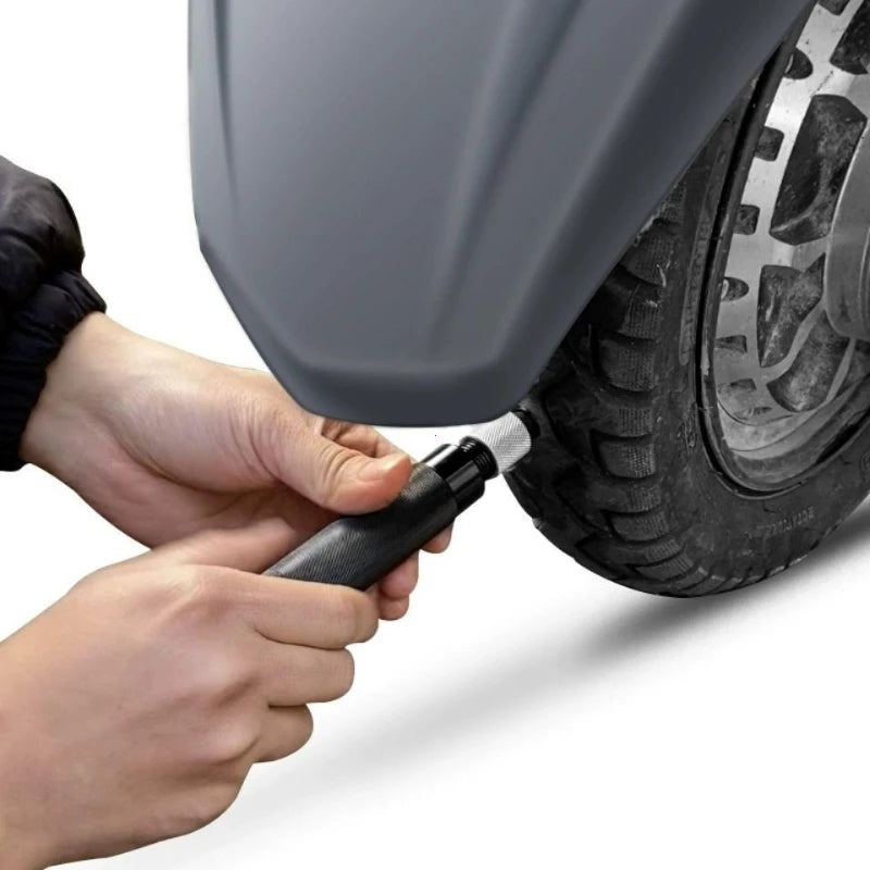 Vridezone 17-Piece Tubeless Tyre Puncture Repair Kit with Mushroom Plugs