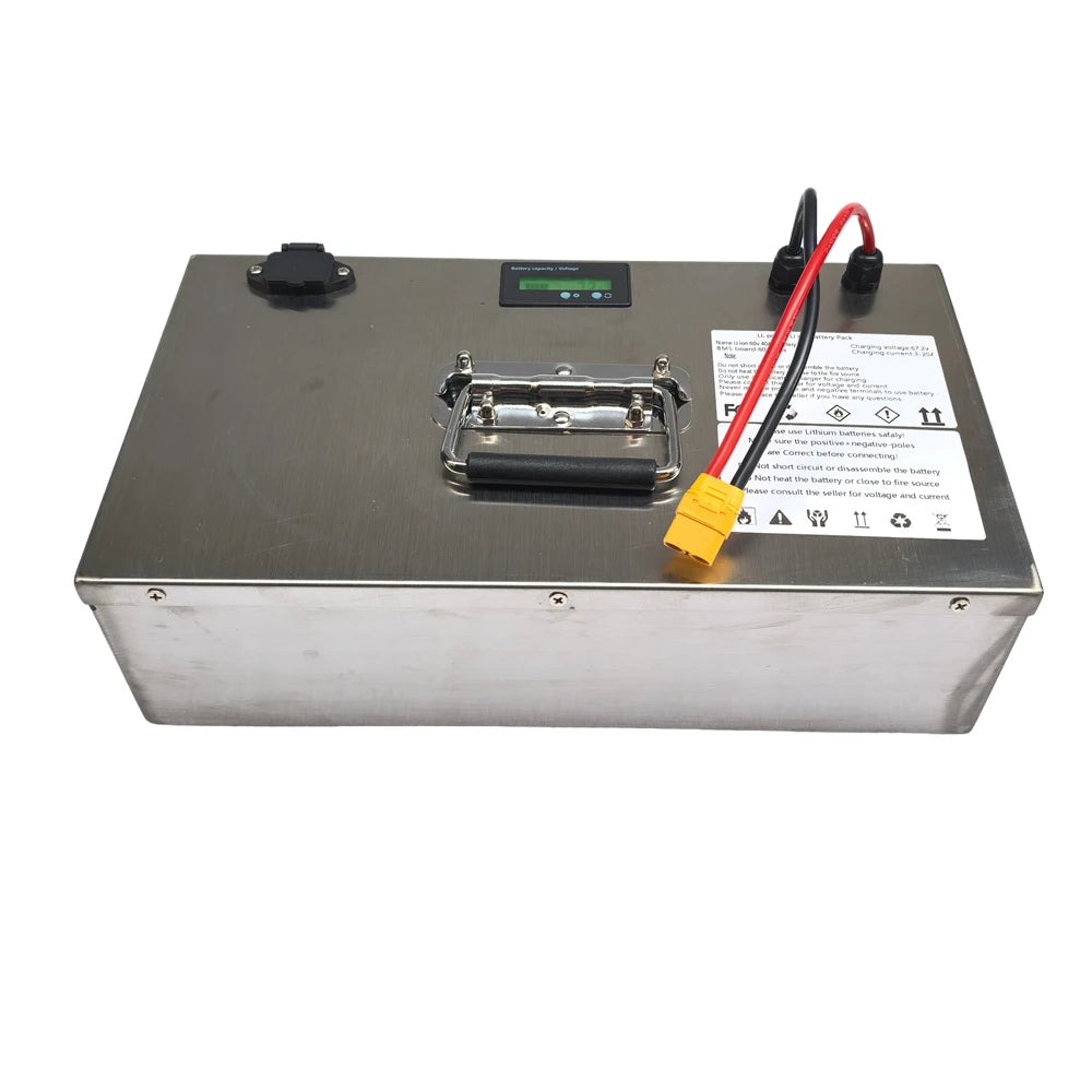 E-bike Batterie Lithium ion 72V, 40Ah avec BMS Bluetooth, for E-bike Scooter, Moto, avec Charger 84V10A, 5000/3000W/14KW/20KW