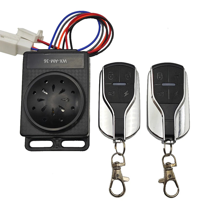 Vridezone 125 dB 36–72 V E-Bike Anti-Theft Alarm