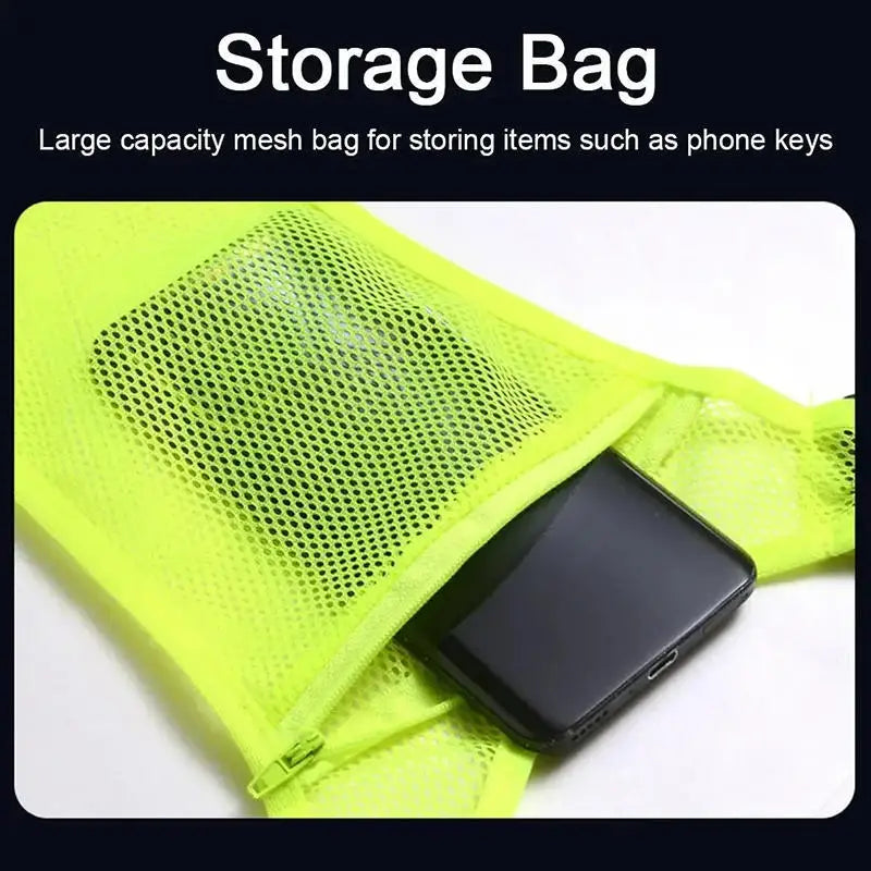 Vridezone Adjustable Reflective E-Bike Visibility Vest with Pocket