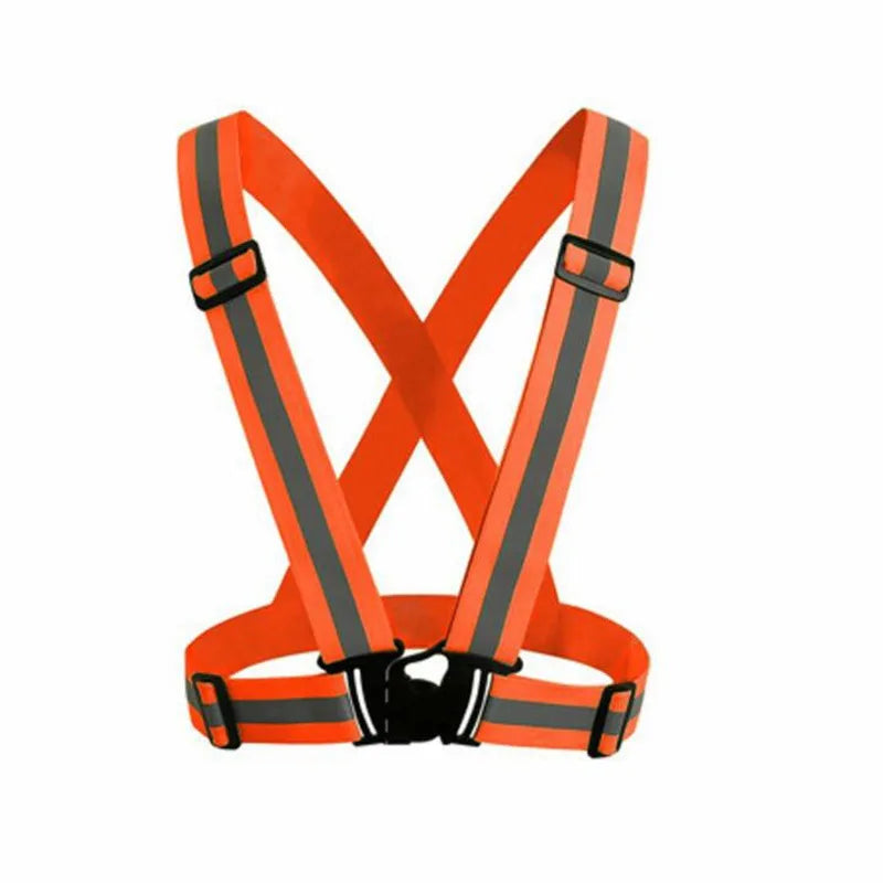 Vridezone Adjustable Reflective E-Bike Visibility Vest with Pocket