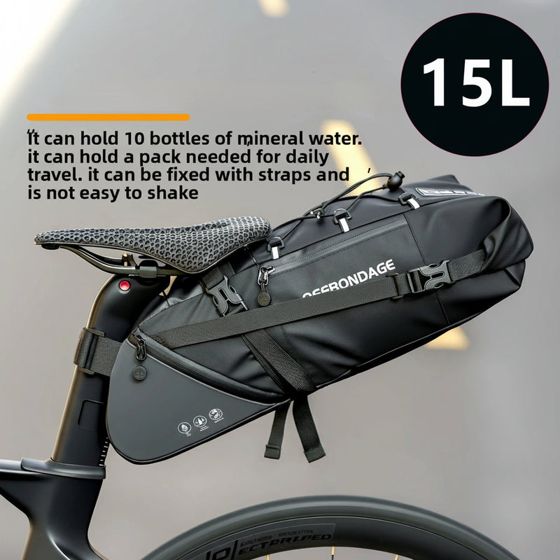 Vridezone 15L Waterproof E-Bike Saddle Bag