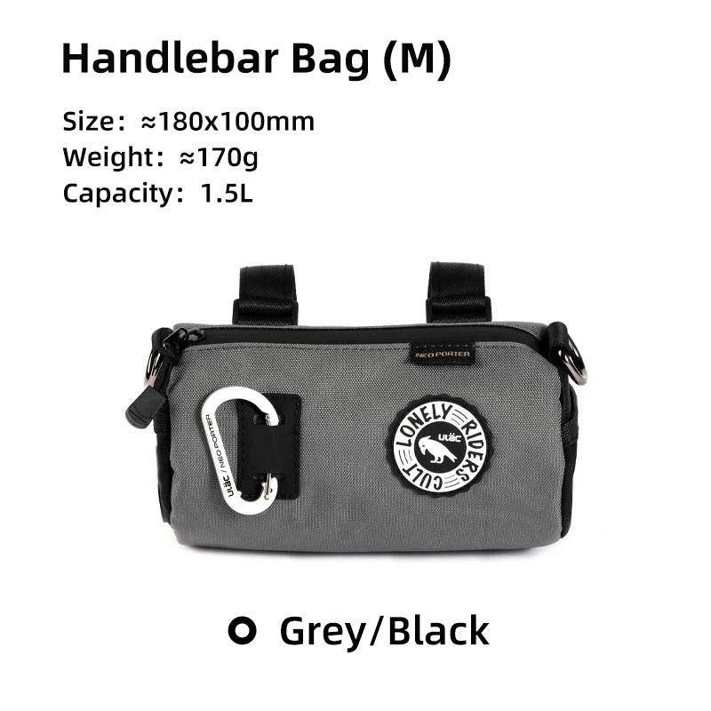 Vridezone Water-Resistant E-Bike Handlebar Bag – 1.1L to 2.7L