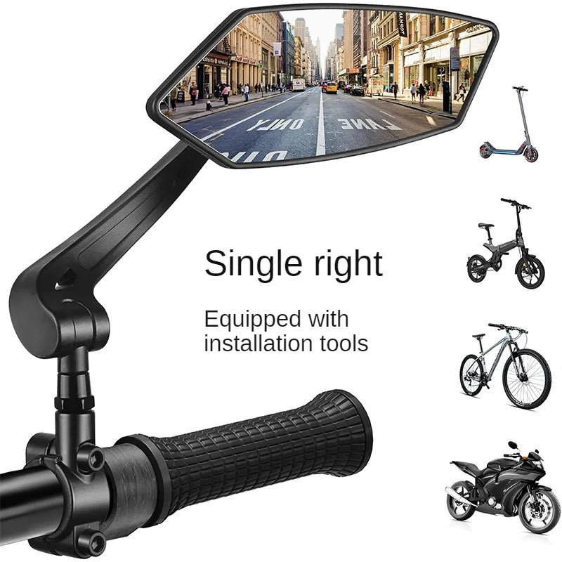 Vridezone 360° Adjustable Convex E-Bike Rear-View Mirror