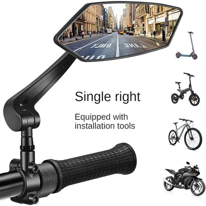 Vridezone 360° Adjustable Convex E-Bike Rear-View Mirror
