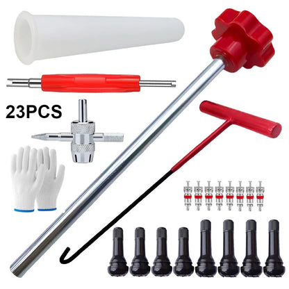Vridezone 30-Piece Tyre Valve Stem Tool Kit for E-Bikes