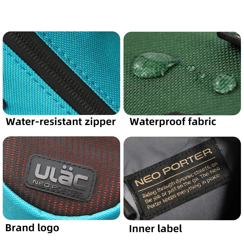 Vridezone Water-Resistant E-Bike Handlebar Bag – 1.1L to 2.7L