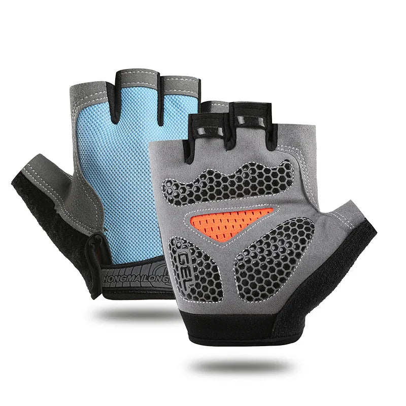 Vridezone Breathable Half-Finger E-Bike Cycling Gloves