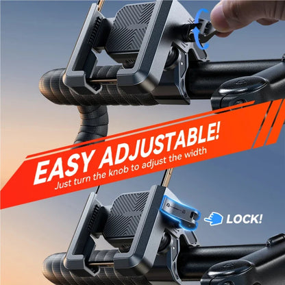 Vridezone Shock-Absorbing 360° E-Bike Phone Holder
