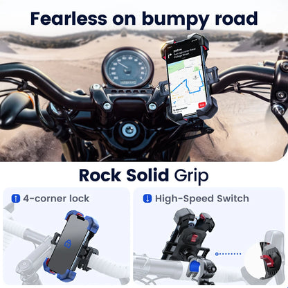 Vridezone 360° Auto-Lock E-Bike Phone Holder