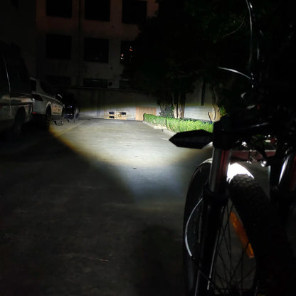 EBKE Ebike Electric Bicycle Headlight About 3500LUX 24V 36V 48V 52V 60V Compatible 6W E24 Aluminium Alloy