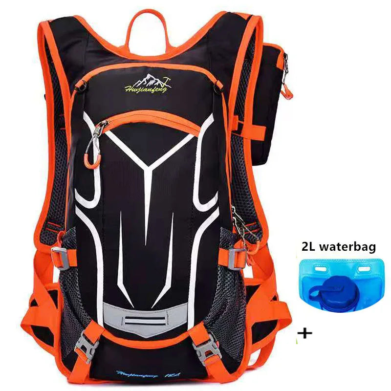 Vridezone E-Bike Hydration Backpack with Helmet Carrier