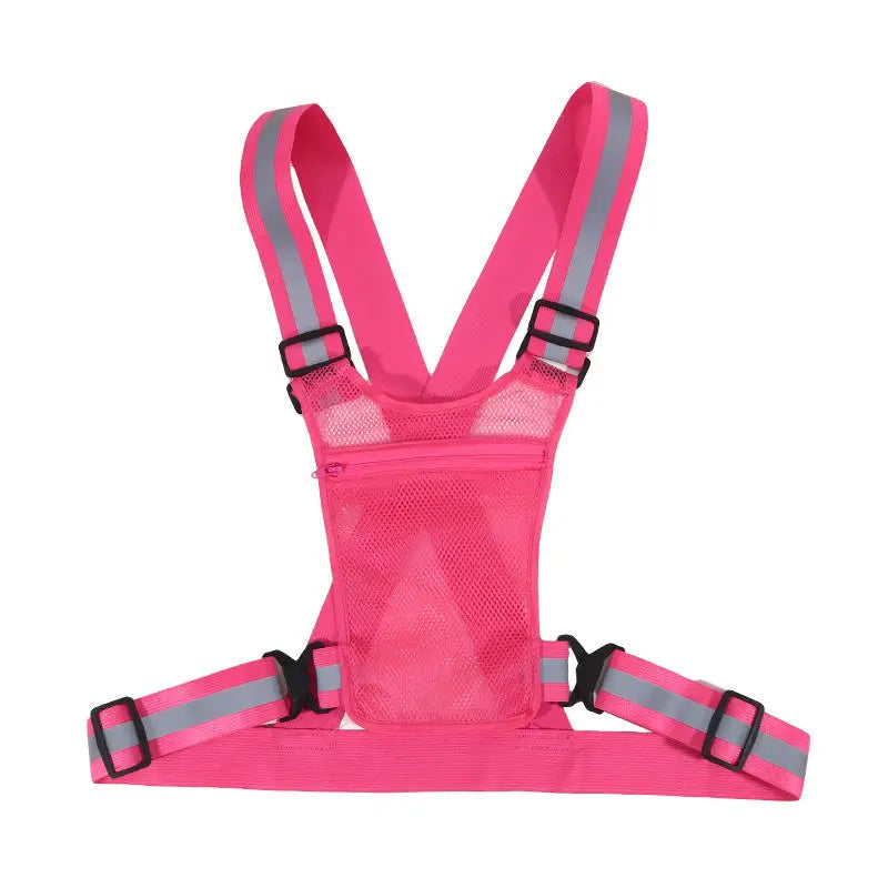 Vridezone Adjustable Reflective E-Bike Visibility Vest with Pocket