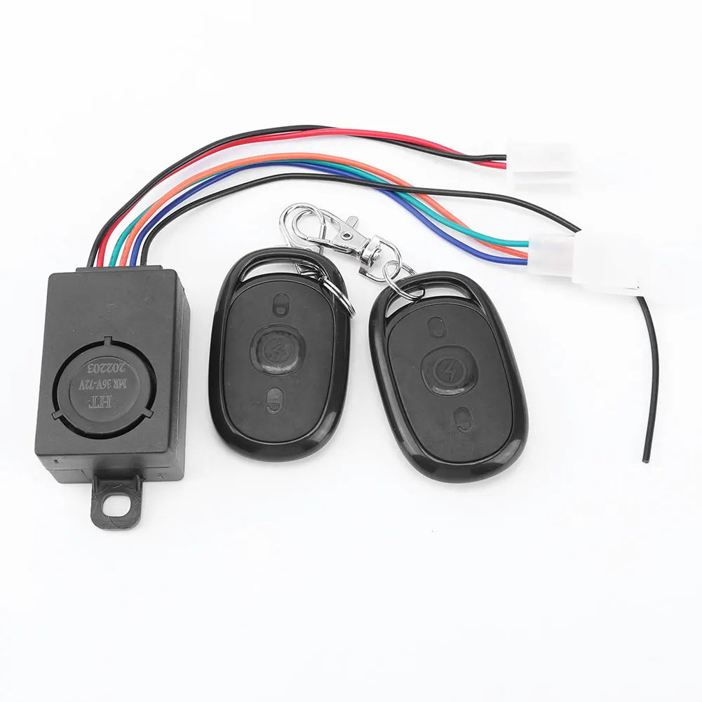E-bike Alarm System Electric Scooter Security Anti Lost Remote Control Alert