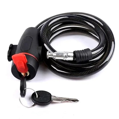 Vridezone 85 cm Key-Operated E-Bike Cable Lock