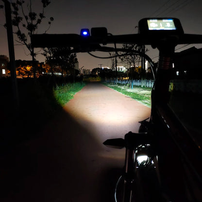 EBKE Ebike Electric Bicycle Headlight About 3500LUX 24V 36V 48V 52V 60V Compatible 6W E24 Aluminium Alloy