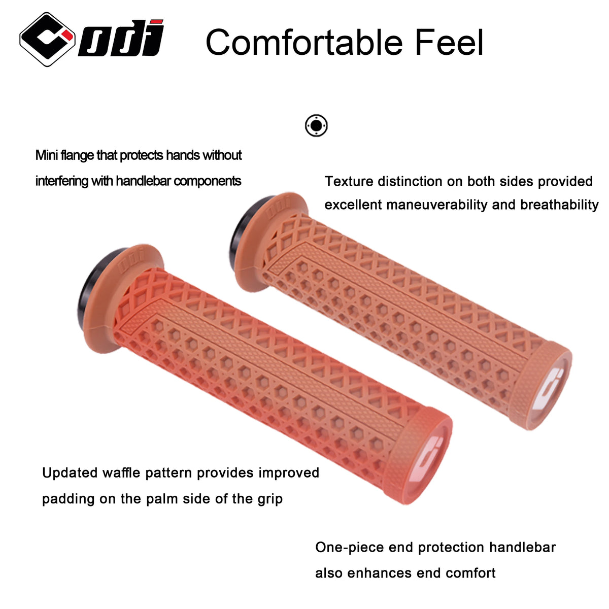 Vridezone Silicone Lock-On E-Bike Handlebar Grips