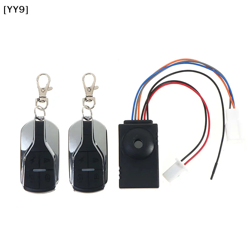 36-72V E-Bike Anti-Theft Alarm System, Wireless Remote Control Smart Security Lock for Electric Bicycle Scooter[][YY][YY9]