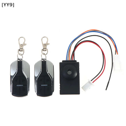 36-72V E-Bike Anti-Theft Alarm System, Wireless Remote Control Smart Security Lock for Electric Bicycle Scooter[][YY][YY9]