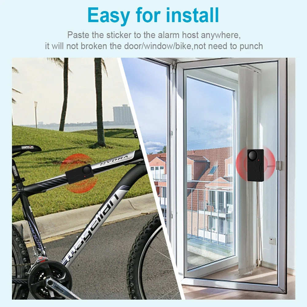 Vridezone 110 dB E-Bike Anti-Theft Vibration Alarm